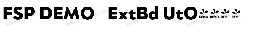 FSP DEMO   ExtBd UtO字体转换